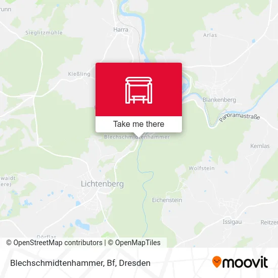 Карта Blechschmidtenhammer, Bf