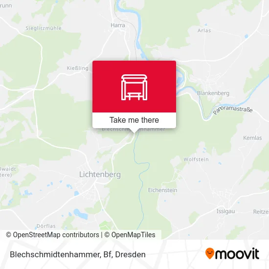 Карта Blechschmidtenhammer, Bf