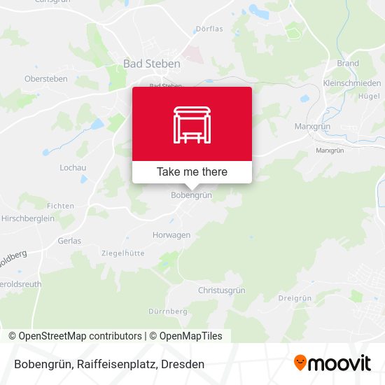 Карта Bobengrün, Raiffeisenplatz