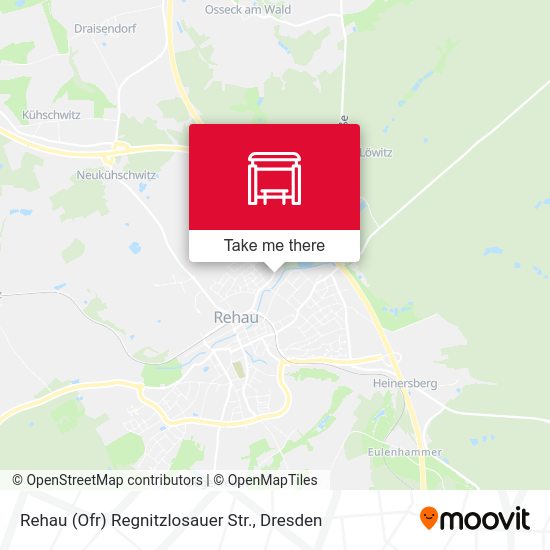 Карта Rehau (Ofr) Regnitzlosauer Str.