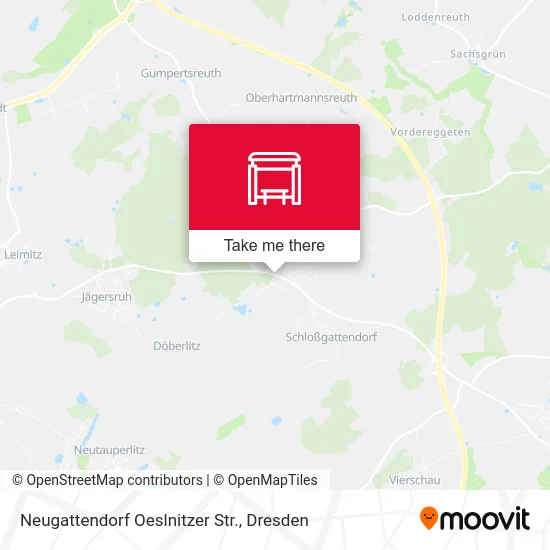 Карта Neugattendorf Oeslnitzer Str.