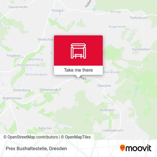 Карта Prex Bushaltestelle