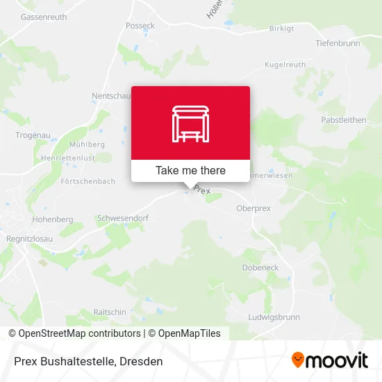 Карта Prex Bushaltestelle