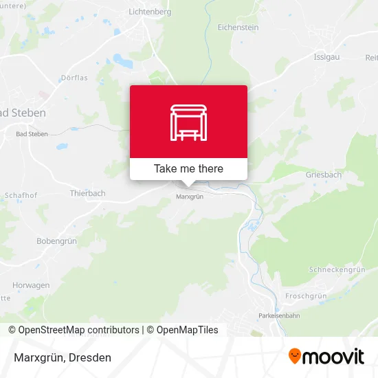 Marxgrün map