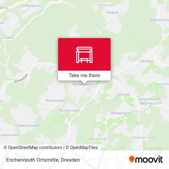 Карта Enchenreuth Ortsmitte