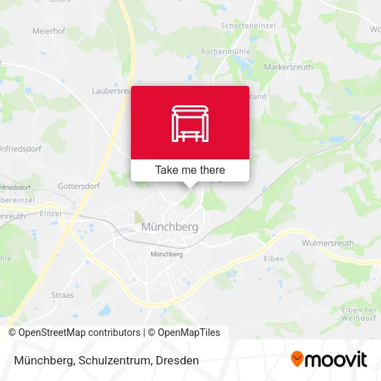 Карта Münchberg, Schulzentrum