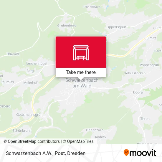 Карта Schwarzenbach A.W., Post