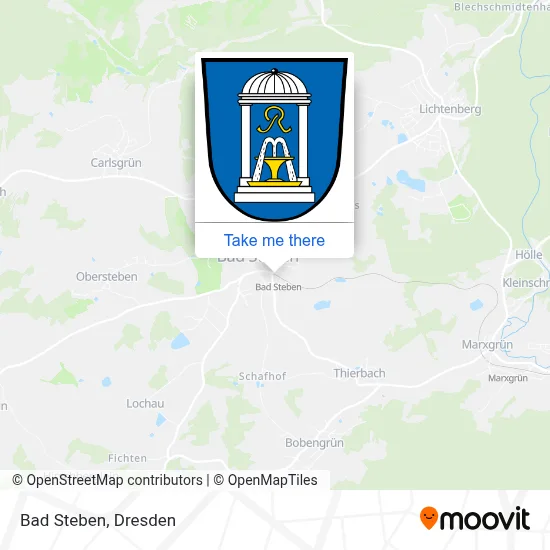 Bad Steben map