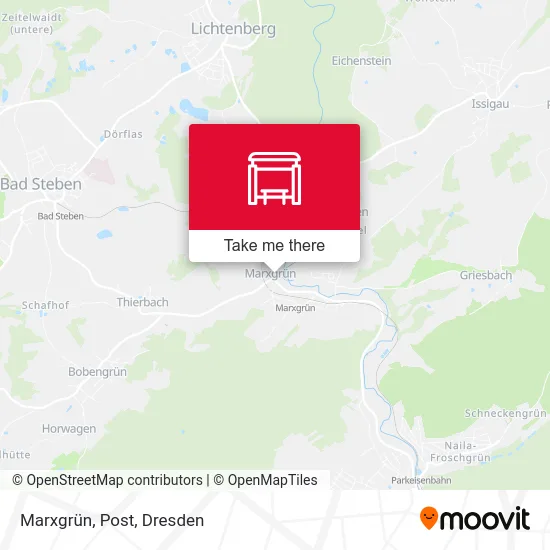 Карта Marxgrün, Post