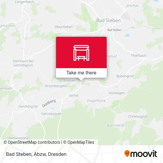 Карта Bad Steben, Abzw