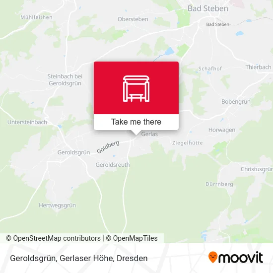 Карта Geroldsgrün, Gerlaser Höhe