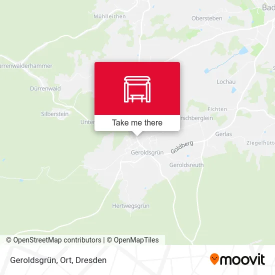 Карта Geroldsgrün, Ort