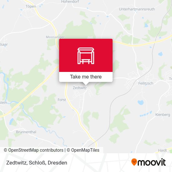 Карта Zedtwitz, Schloß