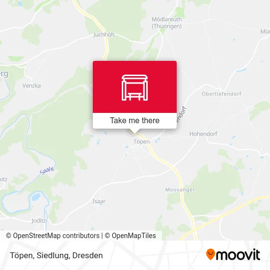 Карта Töpen, Siedlung