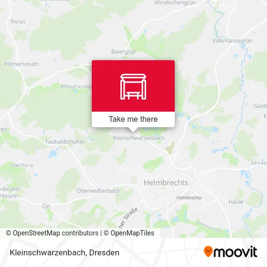 Карта Kleinschwarzenbach
