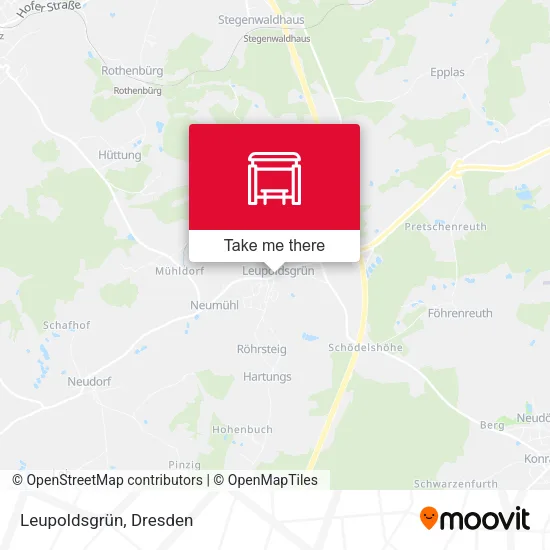 Карта Leupoldsgrün