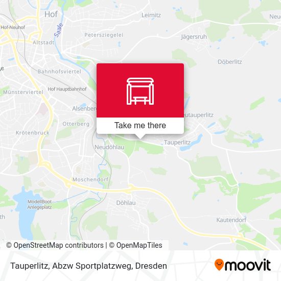 Карта Tauperlitz, Abzw Sportplatzweg