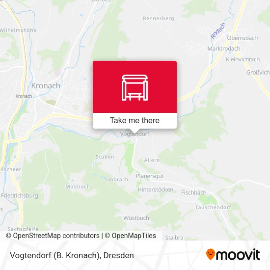Карта Vogtendorf (B. Kronach)