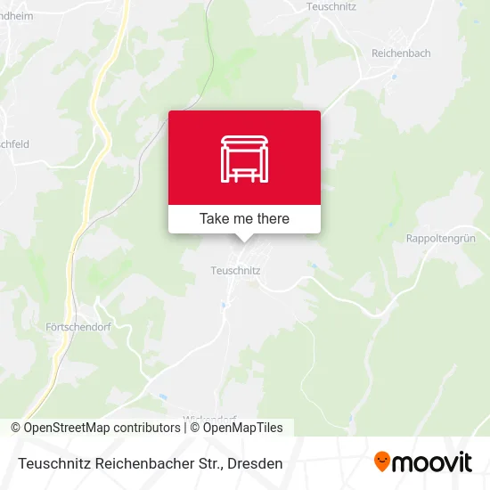 Карта Teuschnitz Reichenbacher Str.