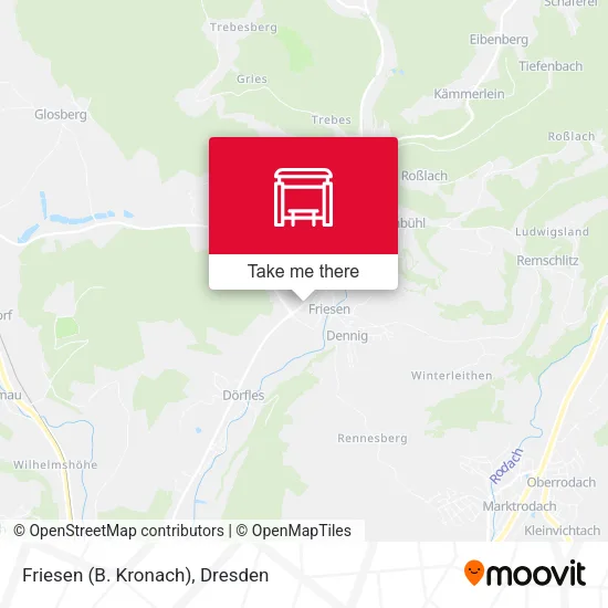 Карта Friesen (B. Kronach)