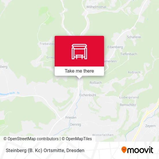 Карта Steinberg (B. Kc) Ortsmitte