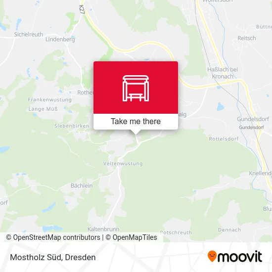 Карта Mostholz Süd