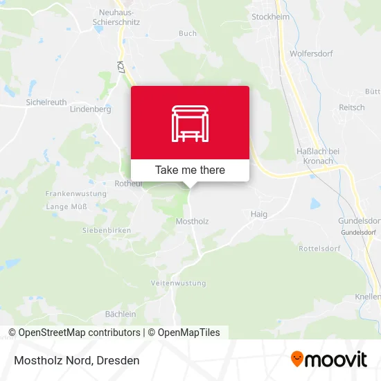 Карта Mostholz Nord