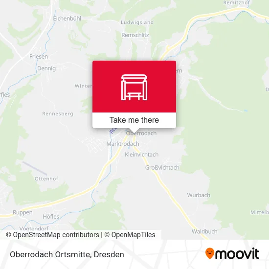 Карта Oberrodach Ortsmitte