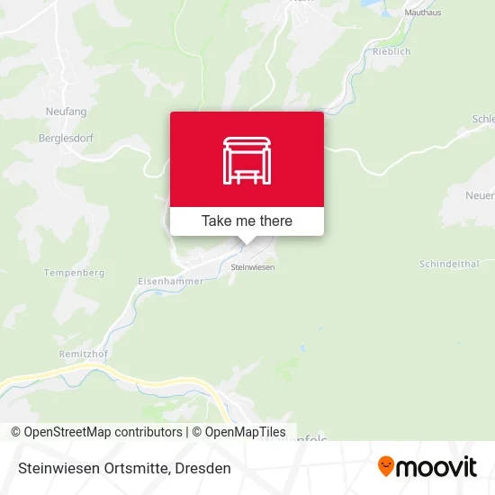 Steinwiesen Ortsmitte map