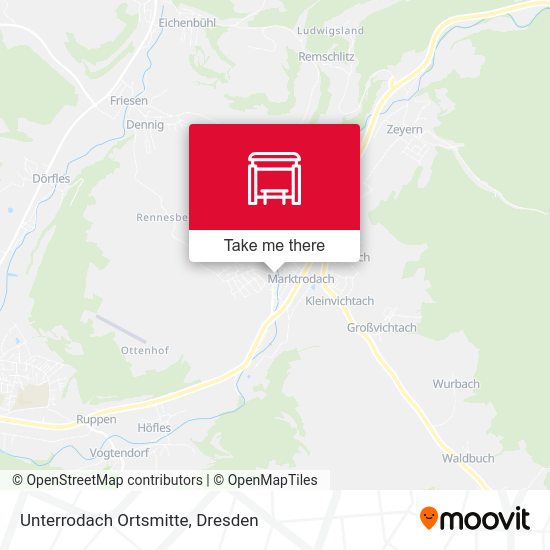 Карта Unterrodach Ortsmitte