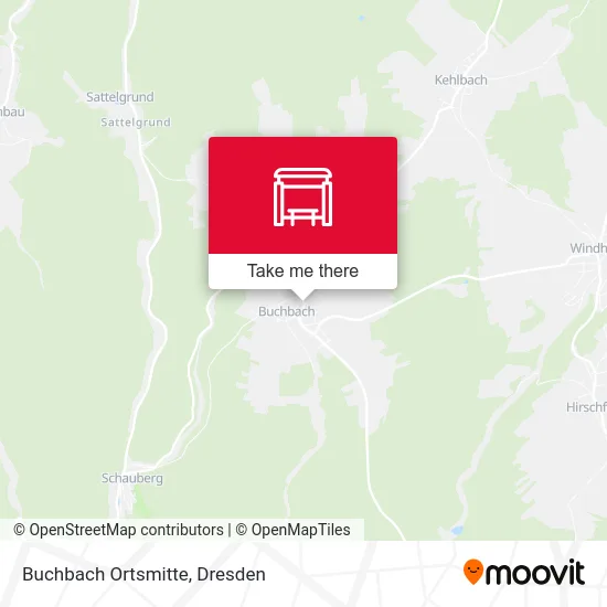 Карта Buchbach Ortsmitte