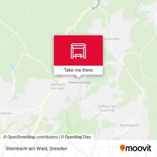 Карта Steinbach am Wald
