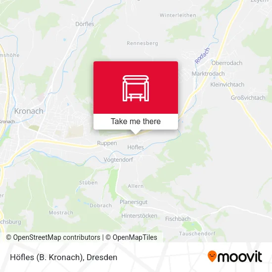 Карта Höfles (B. Kronach)