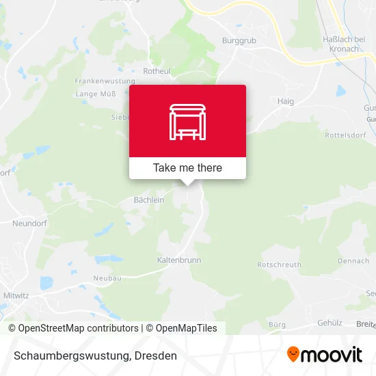 Карта Schaumbergswustung