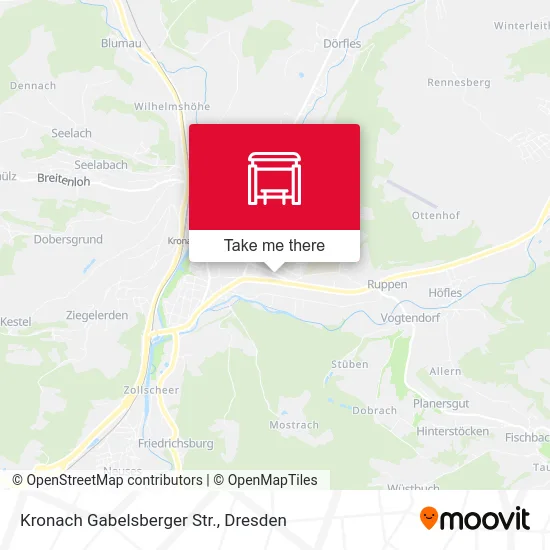Карта Kronach Gabelsberger Str.