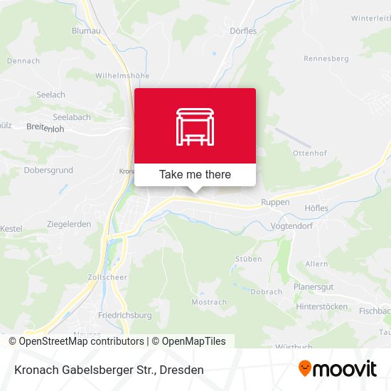Карта Kronach Gabelsberger Str.
