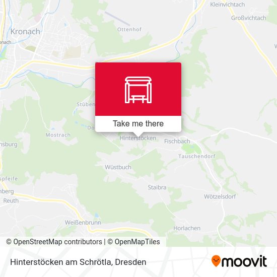 Карта Hinterstöcken am Schrötla