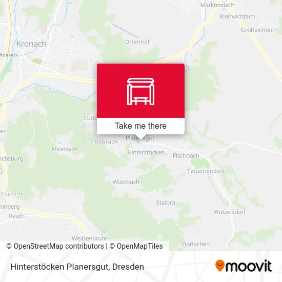 Карта Hinterstöcken Planersgut