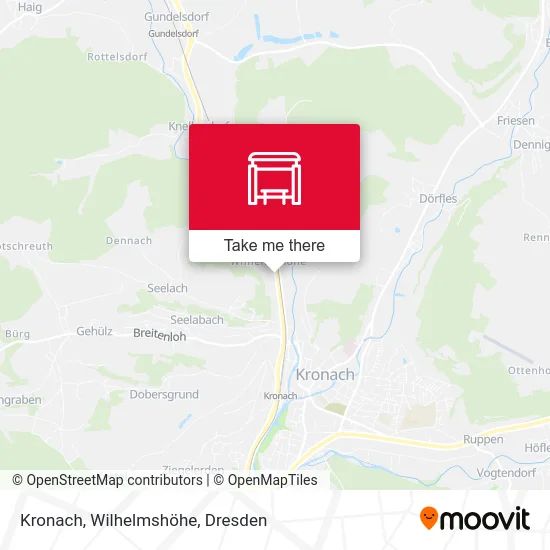 Карта Kronach, Wilhelmshöhe