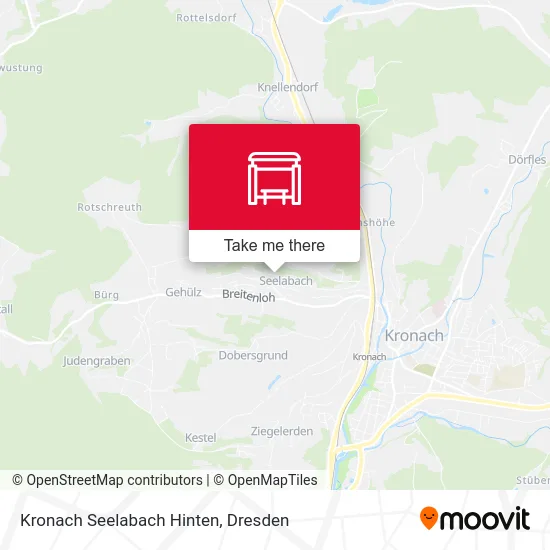 Карта Kronach Seelabach Hinten