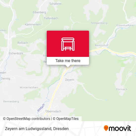 Карта Zeyern am Ludwigssland