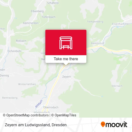 Карта Zeyern am Ludwigssland
