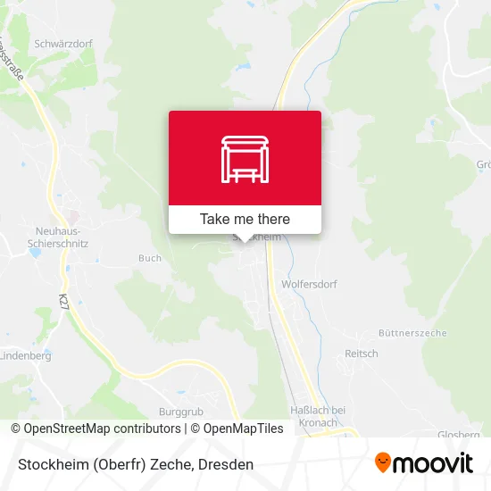 Карта Stockheim (Oberfr) Zeche