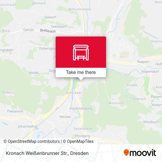 Карта Kronach Weißenbrunner Str.
