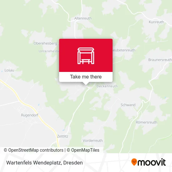 Карта Wartenfels Wendeplatz