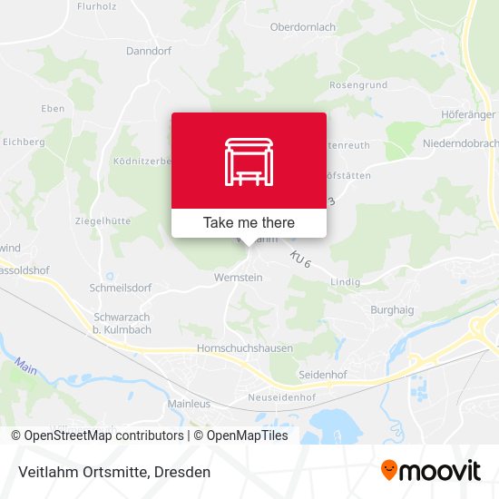Карта Veitlahm Ortsmitte