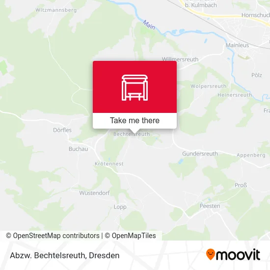 Карта Abzw. Bechtelsreuth