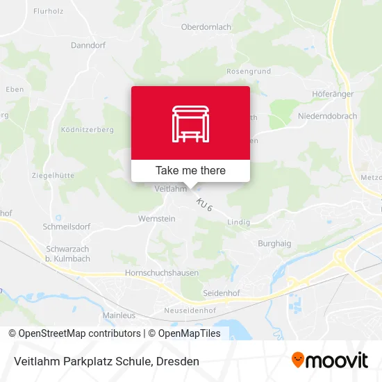 Карта Veitlahm Parkplatz Schule