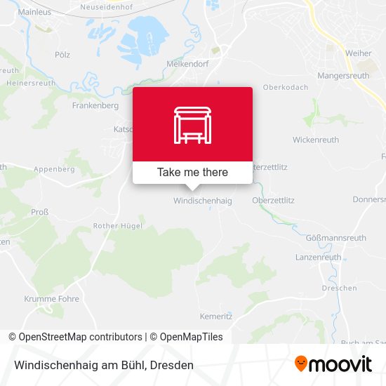 Карта Windischenhaig am Bühl