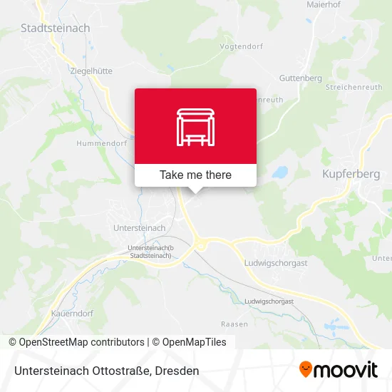Карта Untersteinach Ottostraße